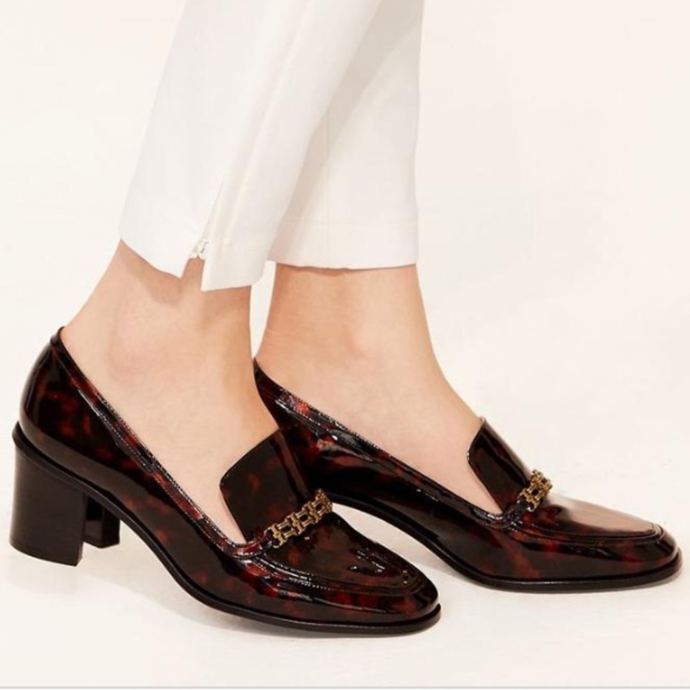 Tory Burch Gemini Link 65 mm Loafer in Tortoise